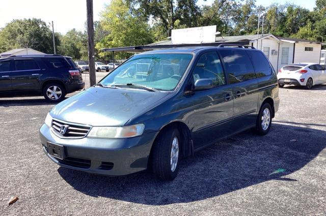 5FNRL18623B102547 - 2003 HONDA ODYSSEY EX BLUE photo 2