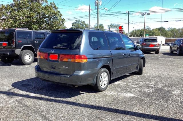 5FNRL18623B102547 - 2003 HONDA ODYSSEY EX BLUE photo 4