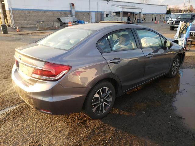 19XFB2F85EE208175 - 2014 HONDA CIVIC EX GRAY photo 3