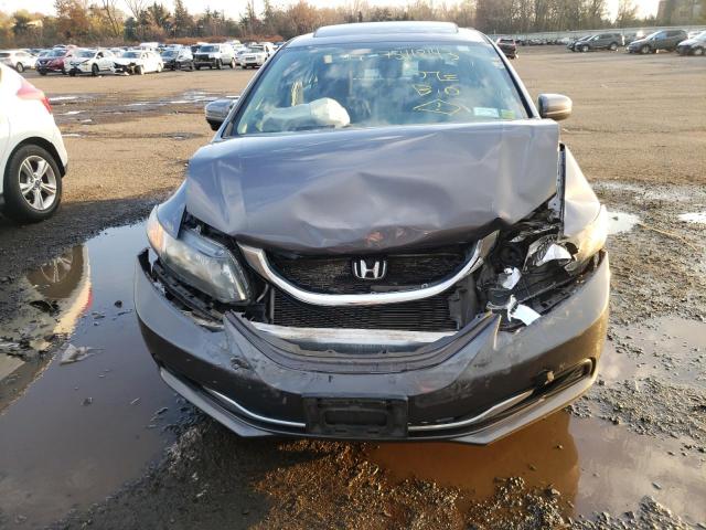 19XFB2F85EE208175 - 2014 HONDA CIVIC EX GRAY photo 5