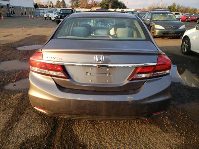 19XFB2F85EE208175 - 2014 HONDA CIVIC EX GRAY photo 6