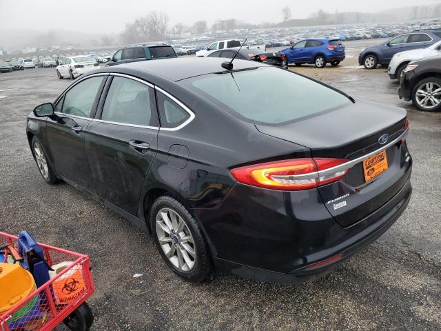 3FA6P0HD2HR150397 - 2017 FORD FUSION SE BLACK photo 2