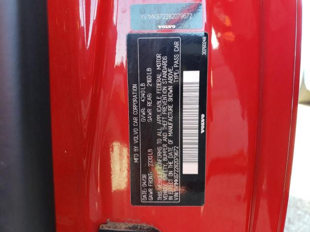 YV1MK672282079672 - 2008 VOLVO C30 T5 RED photo 12