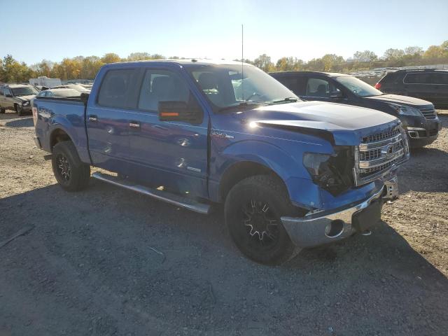 1FTFW1ET8EFC91692 - 2014 FORD F150 SUPERCREW BLUE photo 4