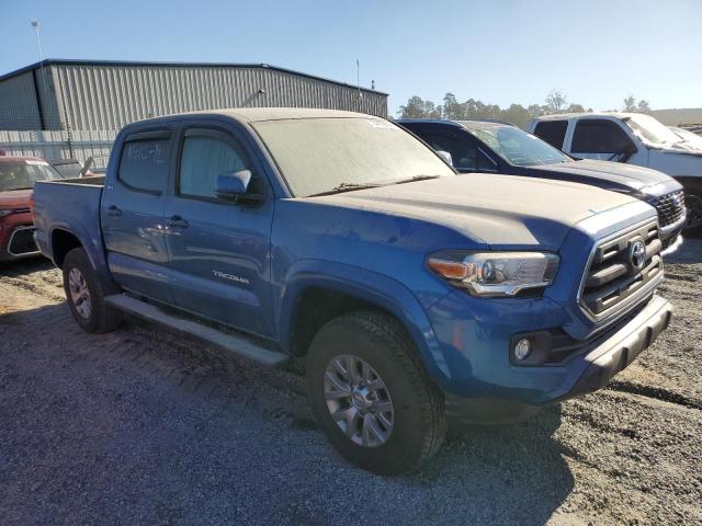 5TFCZ5AN2HX087753 - 2017 TOYOTA TACOMA DOUBLE CAB BLUE photo 4