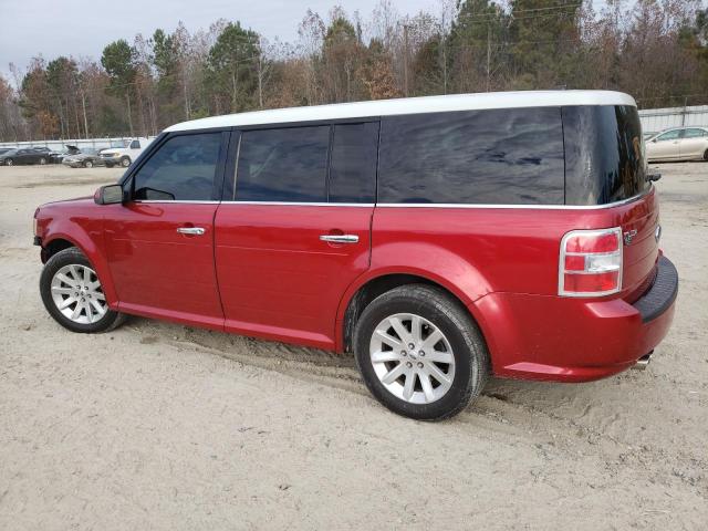 2FMGK5CCXABA98655 - 2010 FORD FLEX SEL RED photo 2