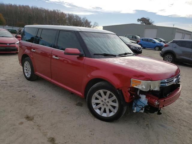 2FMGK5CCXABA98655 - 2010 FORD FLEX SEL RED photo 4