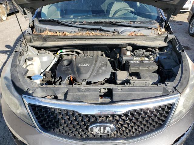 KNDPB3AC5E7647821 - 2014 KIA SPORTAGE BASE GRAY photo 12