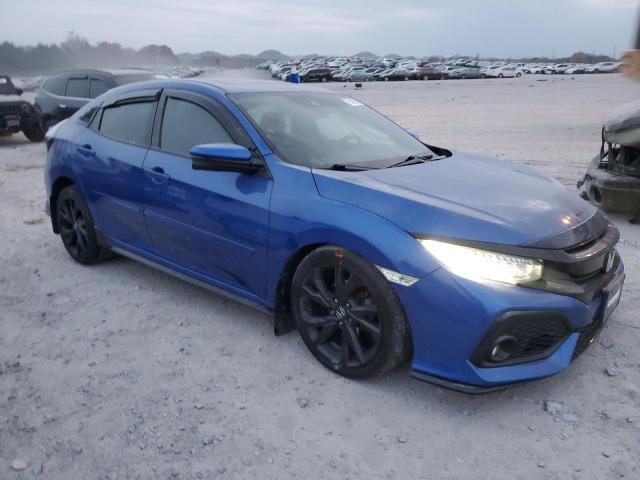 SHHFK7H91HU229587 - 2017 HONDA CIVIC SPORT TOURING BLUE photo 4