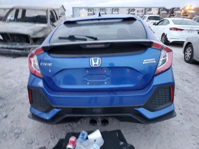 SHHFK7H91HU229587 - 2017 HONDA CIVIC SPORT TOURING BLUE photo 6