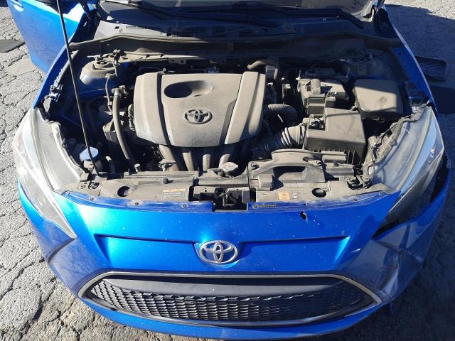 3MYDLBYV1KY503843 - 2019 TOYOTA YARIS L BLUE photo 11