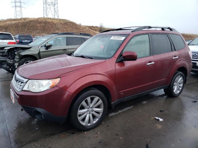 JF2SHADC3DH409758 - 2013 SUBARU FORESTER 2.5X PREMIUM MAROON photo 1