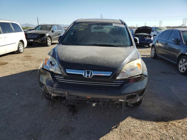 JHLRE48509C004502 - 2009 HONDA CR-V EX BLACK photo 5