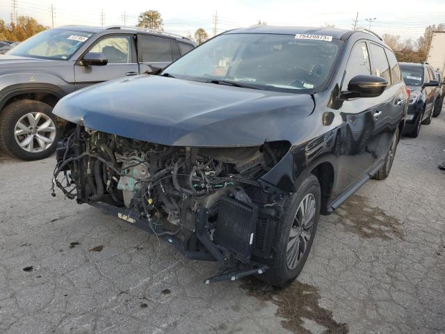 5N1DR2MN6KC626111 - 2019 NISSAN PATHFINDER S BLACK photo 1