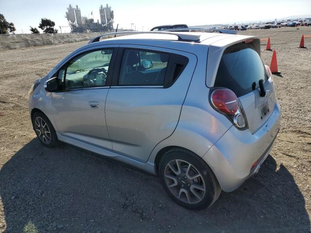 KL8CF6S99EC428058 - 2014 CHEVROLET SPARK 2LT SILVER photo 2