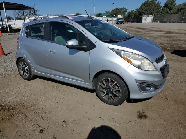 KL8CF6S99EC428058 - 2014 CHEVROLET SPARK 2LT SILVER photo 4