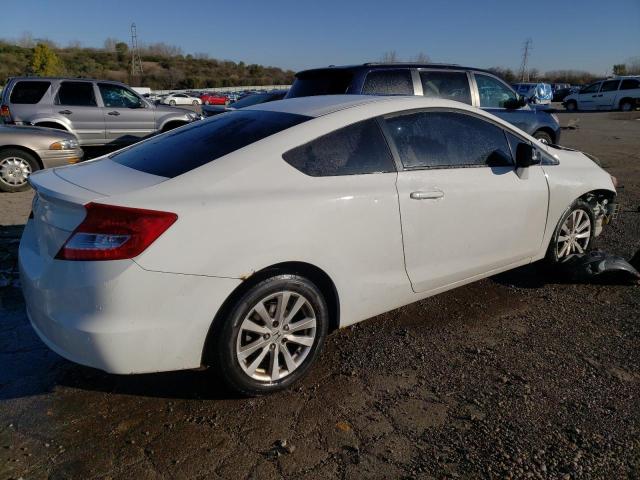 2HGFG3B09CH513558 - 2012 HONDA CIVIC EXL WHITE photo 3