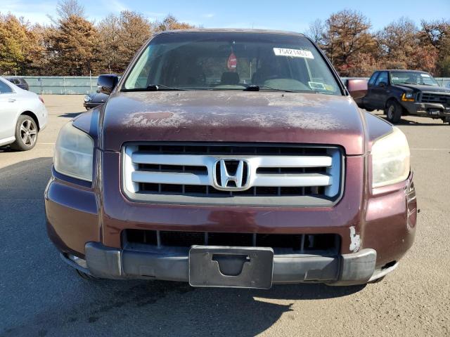 5FNYF18437B032578 - 2007 HONDA PILOT EX MAROON photo 5