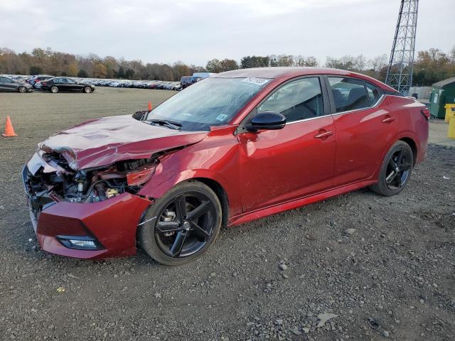 3N1AB8DV6PY235542 - 2023 NISSAN SENTRA SR RED photo 1