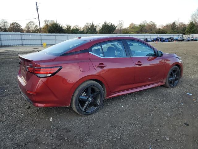 3N1AB8DV6PY235542 - 2023 NISSAN SENTRA SR RED photo 3