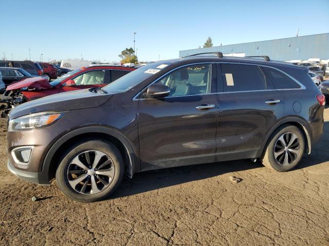 5XYPH4A52GG105202 - 2016 KIA SORENTO EX BROWN photo 1