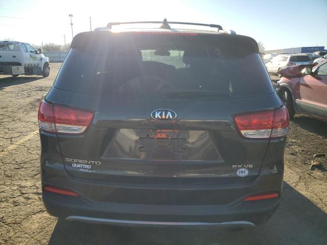 5XYPH4A52GG105202 - 2016 KIA SORENTO EX BROWN photo 6