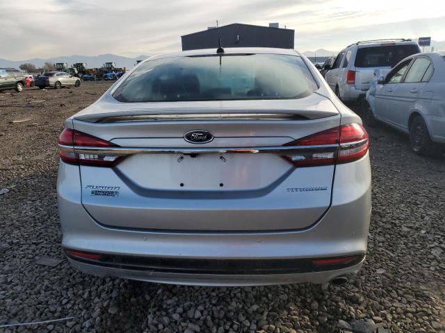 3FA6P0SU6HR350482 - 2017 FORD FUSION TITANIUM PHEV SILVER photo 6