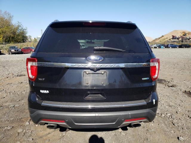 1FM5K8DH8JGA94860 - 2018 FORD EXPLORER XLT BLACK photo 6