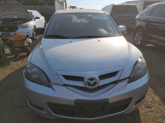 JM1BK343581838121 - 2008 MAZDA 3 HATCHBACK SILVER photo 5