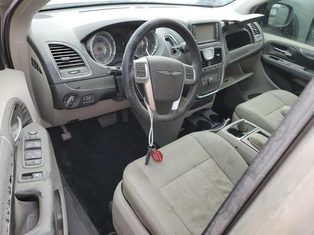 2C4RC1CG5CR246291 - 2012 CHRYSLER TOWN & COU TOURING L GOLD photo 8