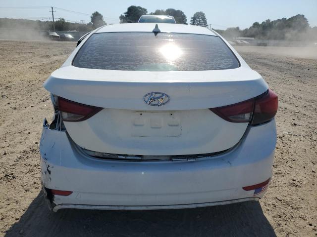 5NPDH4AE5EH523391 - 2014 HYUNDAI ELANTRA SE WHITE photo 6