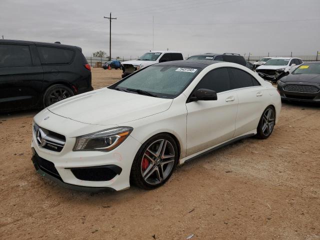 WDDSJ5CB2EN090753 - 2014 MERCEDES-BENZ CLA 45 AMG WHITE photo 1