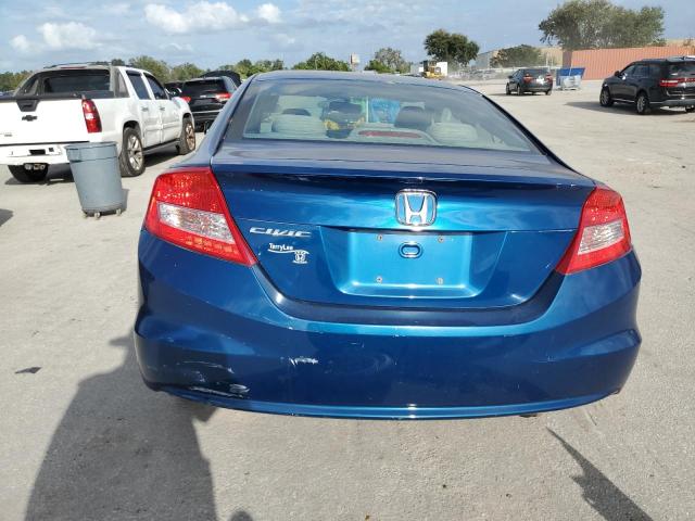 2HGFG3B50CH551868 - 2012 HONDA CIVIC LX BLUE photo 6