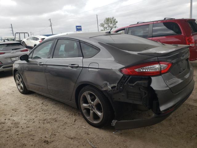 3FA6P0HR3DR234055 - 2013 FORD FUSION SE GRAY photo 2