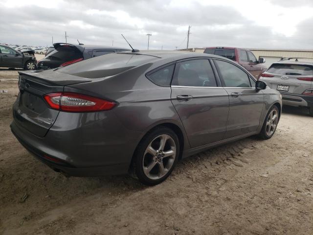 3FA6P0HR3DR234055 - 2013 FORD FUSION SE GRAY photo 3