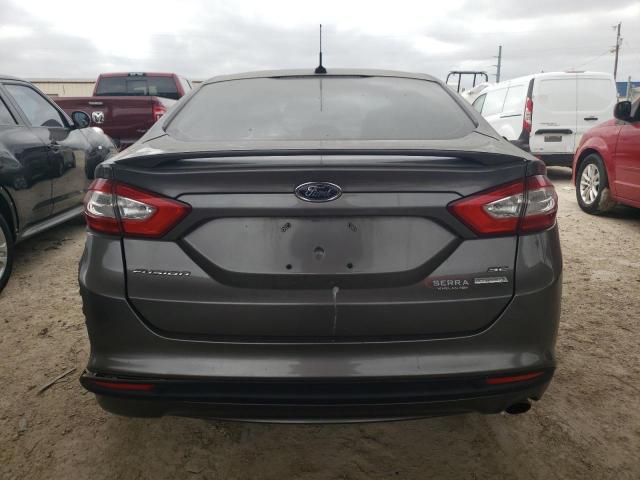 3FA6P0HR3DR234055 - 2013 FORD FUSION SE GRAY photo 6