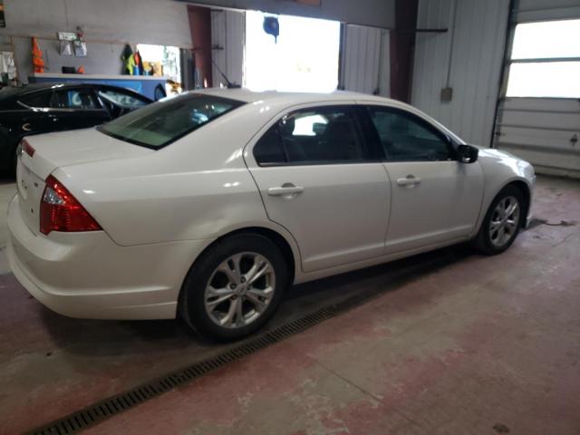 3FAHP0HA5CR226489 - 2012 FORD FUSION SE WHITE photo 3