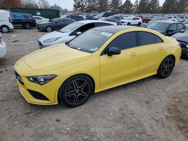 WDD5J4HB4LN032253 - 2020 MERCEDES-BENZ CLA 250 4MATIC YELLOW photo 1