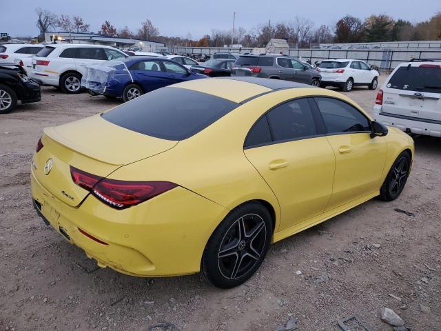 WDD5J4HB4LN032253 - 2020 MERCEDES-BENZ CLA 250 4MATIC YELLOW photo 3