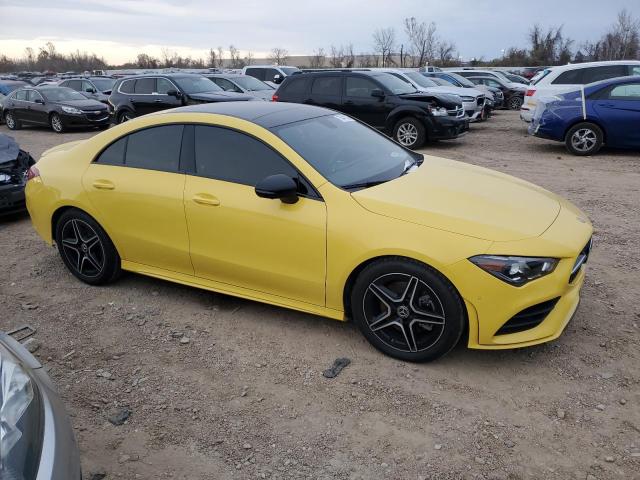 WDD5J4HB4LN032253 - 2020 MERCEDES-BENZ CLA 250 4MATIC YELLOW photo 4