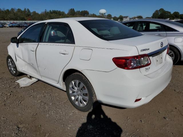 2T1BU4EE5CC787207 - 2012 TOYOTA COROLLA BASE WHITE photo 2