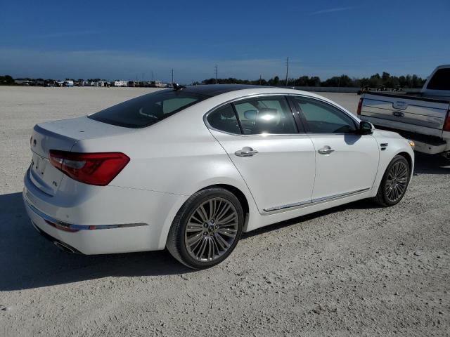 KNALN4D72F5187702 - 2015 KIA CADENZA PREMIUM WHITE photo 3