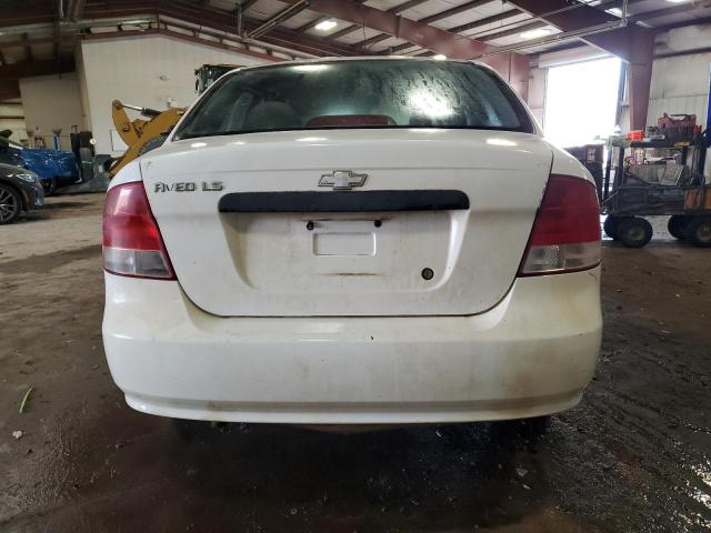 KL1TD56626B522451 - 2006 CHEVROLET AVEO BASE 白色 照片 6