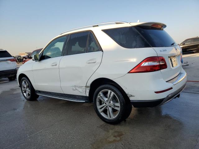 4JGDA5HB8EA345730 - 2014 MERCEDES-BENZ ML 350 4MATIC WHITE photo 2