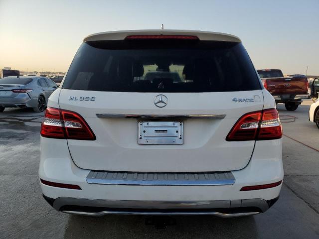 4JGDA5HB8EA345730 - 2014 MERCEDES-BENZ ML 350 4MATIC WHITE photo 6