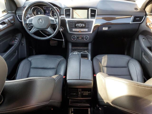 4JGDA5HB8EA345730 - 2014 MERCEDES-BENZ ML 350 4MATIC WHITE photo 8