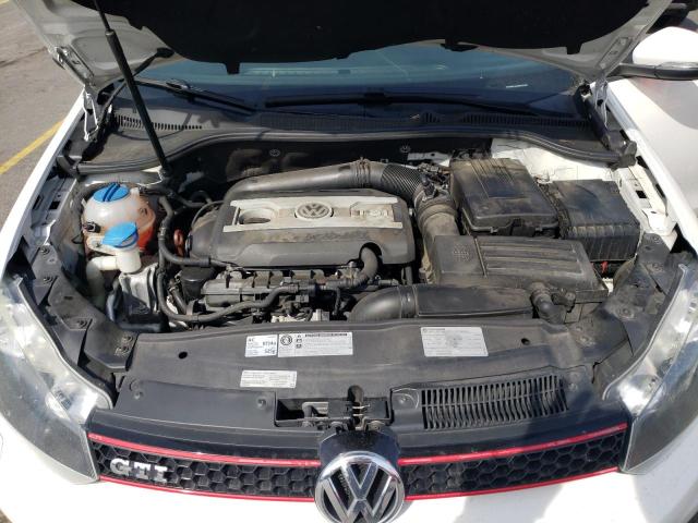 WVWHD7AJ9CW187487 - 2012 VOLKSWAGEN GTI WHITE photo 11