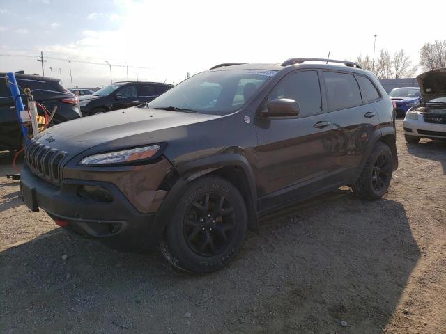 1C4PJMBS5GW112656 - 2016 JEEP CHEROKEE TRAILHAWK GRAY photo 1