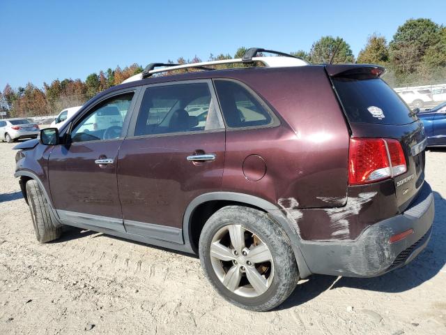 5XYKU4A26CG234761 - 2012 KIA SORENTO EX BURGUNDY photo 2