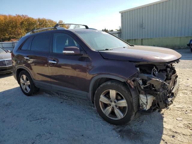 5XYKU4A26CG234761 - 2012 KIA SORENTO EX BURGUNDY photo 4